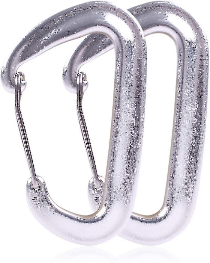 12kn Carabiners Clip C Shape Quick Clamp Clip 7075 Aluminium Alloy Carabiner Clip For Outdoor Hiking Backpack Dog Leash