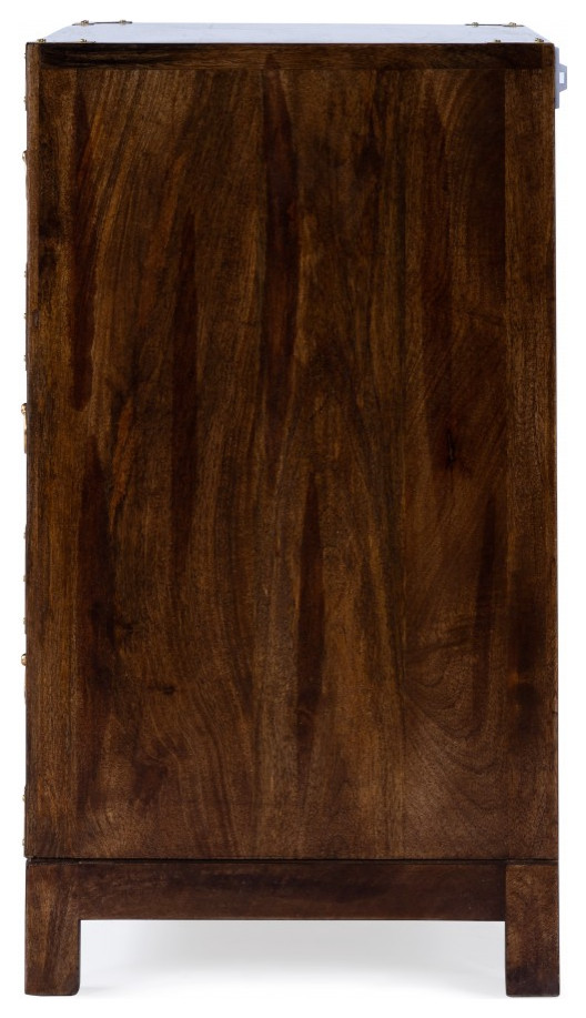 Forster Brown Campaign Chest   Transitional   Accent Chests And Cabinets   by UStradeENT LLC  Houzz