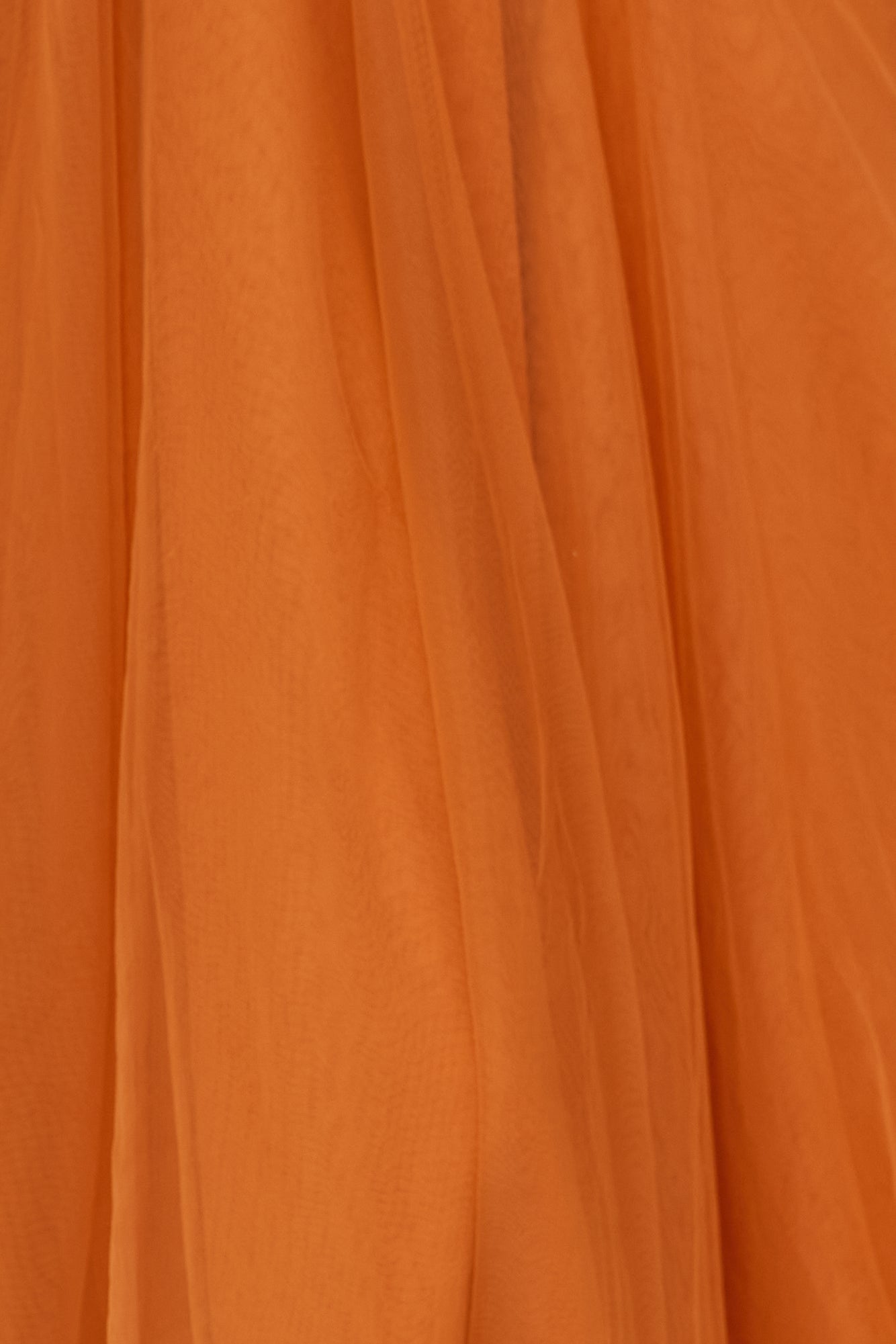 Little Tulle Much Midi Dress Orange