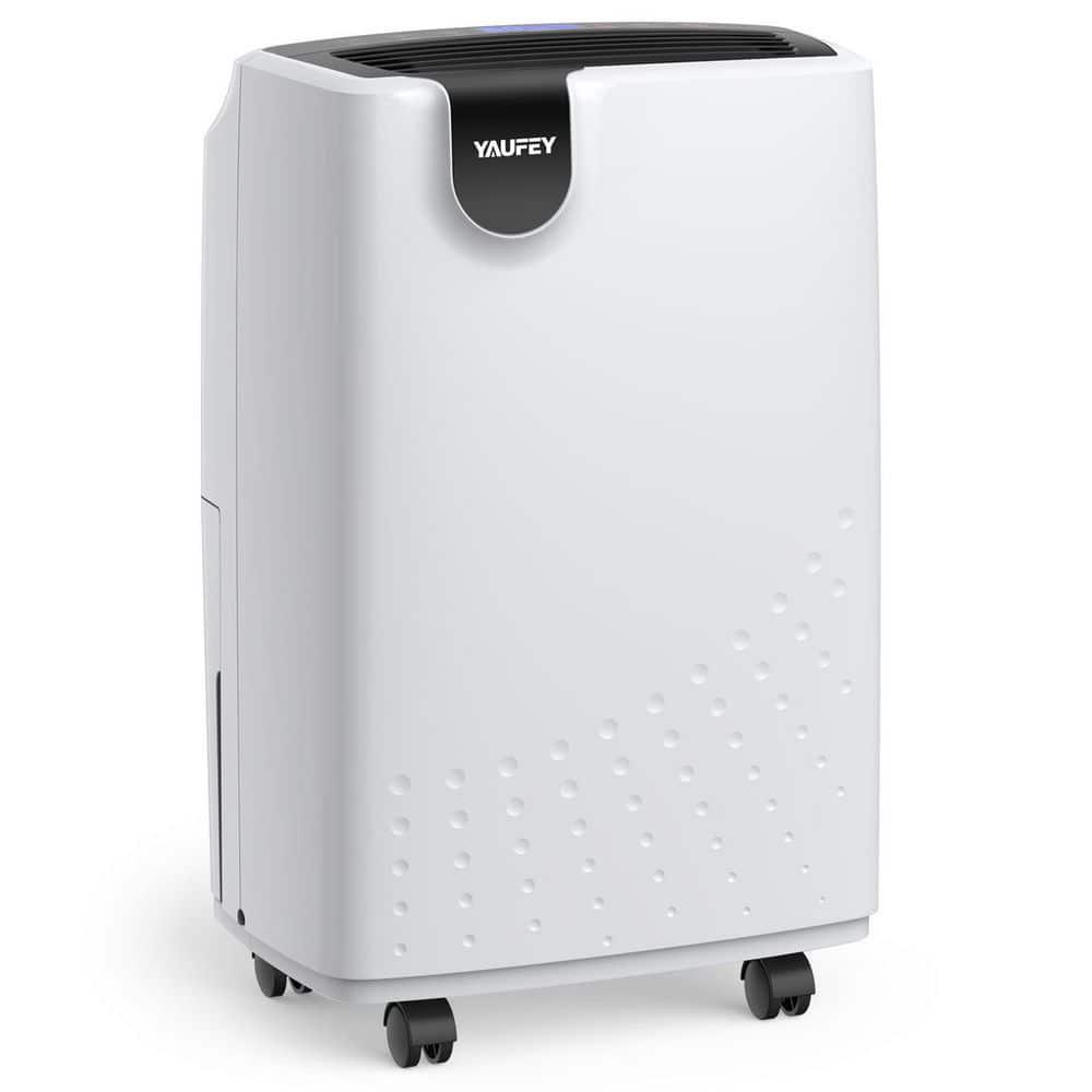 Yaufey 327 Pint Low Noise Home Dehumidifier For 2500 Sq Ft Rooms And Basements With Water Tank