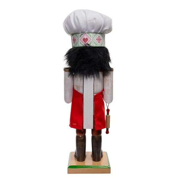 Kurt Adler 15Inch Wooden Chef Nutcracker