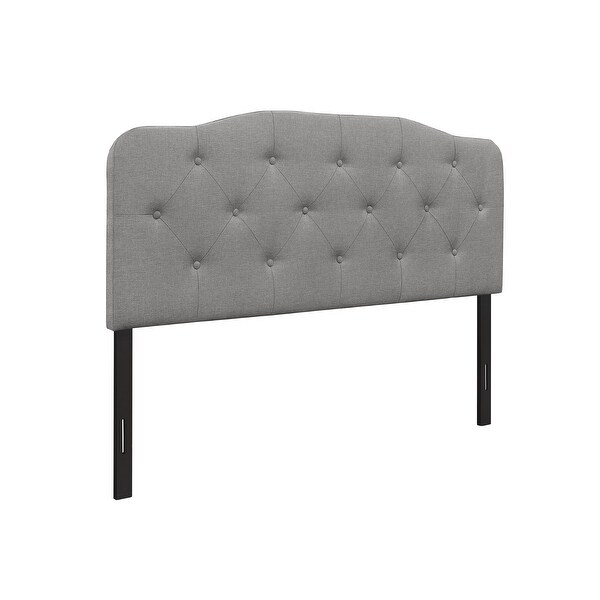 Angela Button-tufted Adjustable Headboard - - 33093710