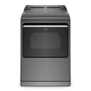 Whirlpool 7.4 cu. ft. Smart Vented Electric Dryer in Chrome Shadow WED8127LC