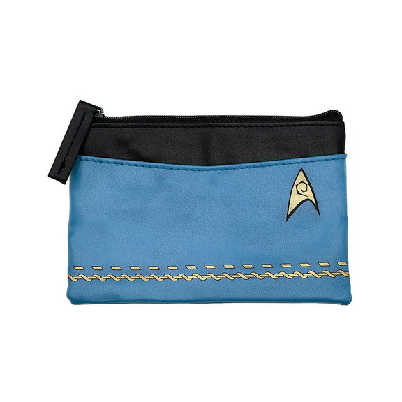 A Crowded Coop Star Trek Blue Uniform Coin Purse