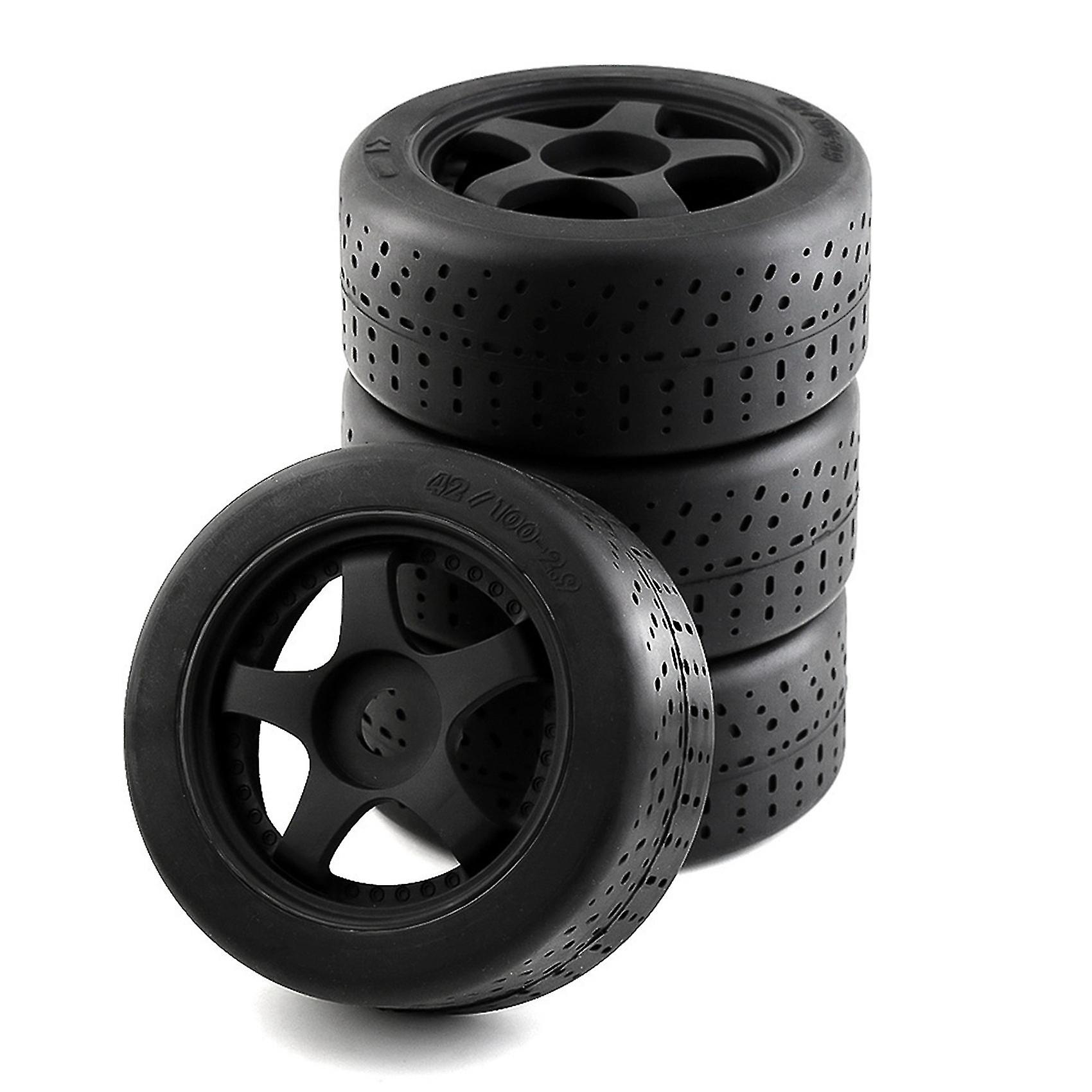 8pcs 100x42mm 5-spoke Tire Tyre 17mm Wheel Hex For Arrma 1/7 Infraction Felony Limitless Rc Car Upg