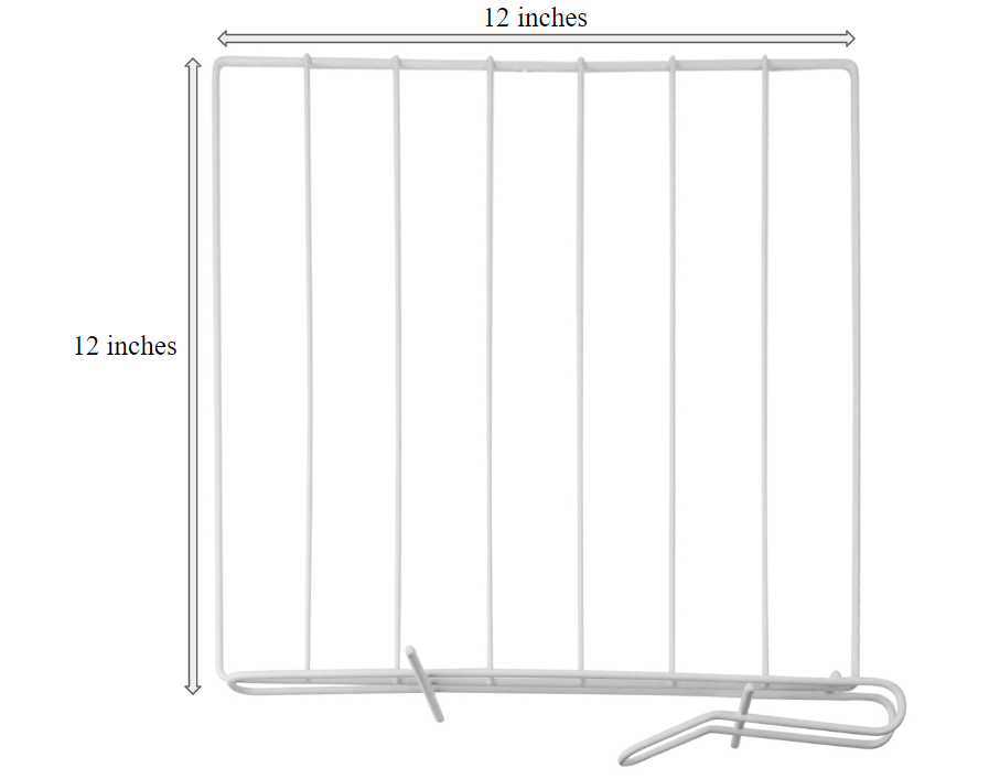 Evelots 12 Pack Shelf Dividers For Wood Shelves, Closet Organization-12 Inches Tall/Reinforced Wide Bottom for Added Stability