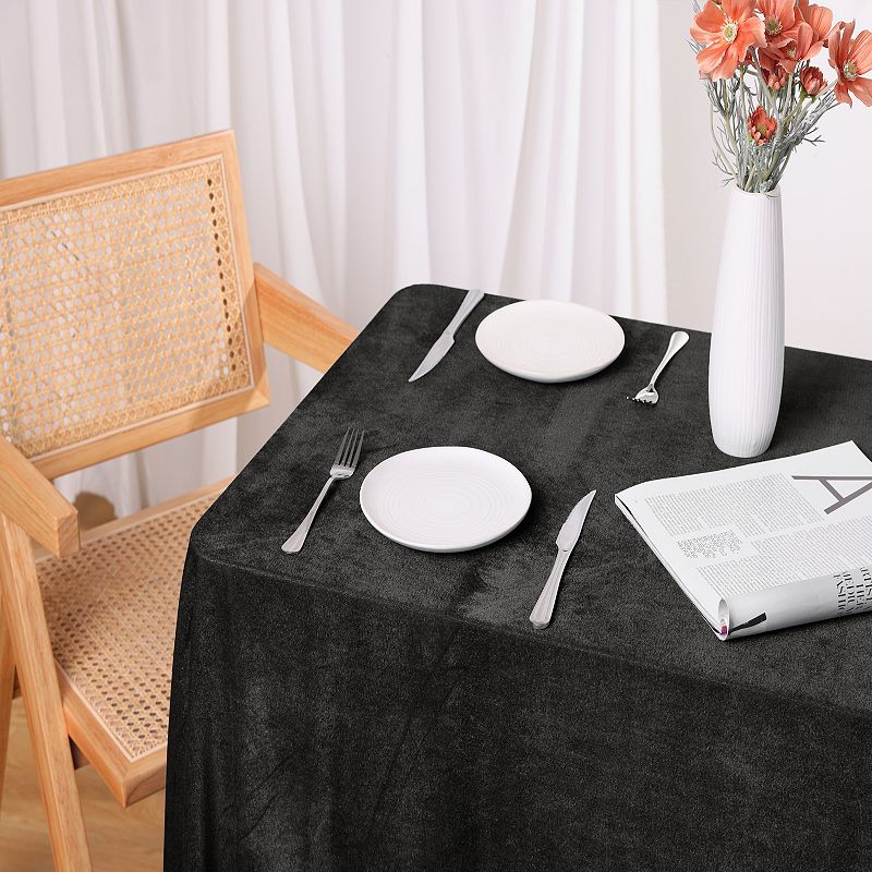 Rectangle Wrinkle Resistant Washable Polyester Table Cover 1 Pc， 63 X 102