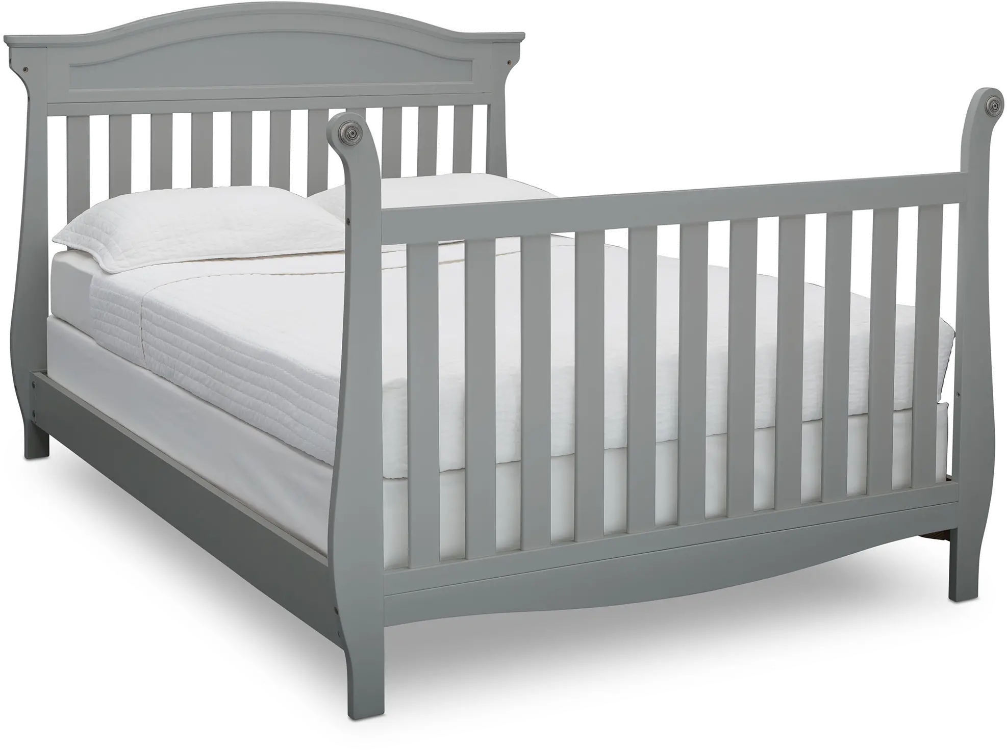 Lancaster Gray 4-in-1 Convertible Crib