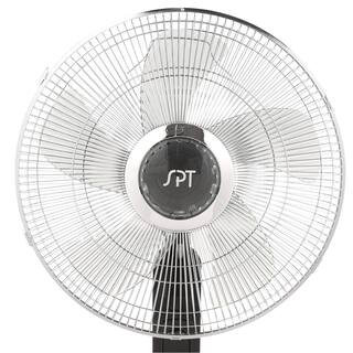 SPT Adjustable-Height 57 in. Oscillating Pedestal Fan with Touch-Stop Sensor SF-16T07A