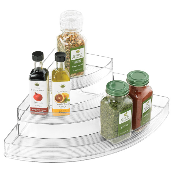 iDesign Linus Corner Cabinet Organizer