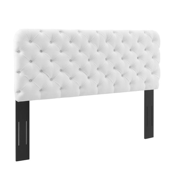 Lizzy Tufted King/California King Performance Velvet Headboard - - 32028753