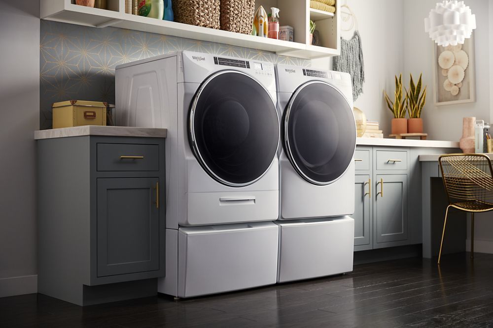 Whirlpool WED8620HW 7.4 Cu. Ft. Front Load Electric Dryer With Steam Cycles