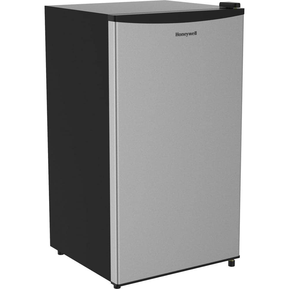 Honeywell 33 cu ft Compact Refrigerator in Stainless Steel with Freezer