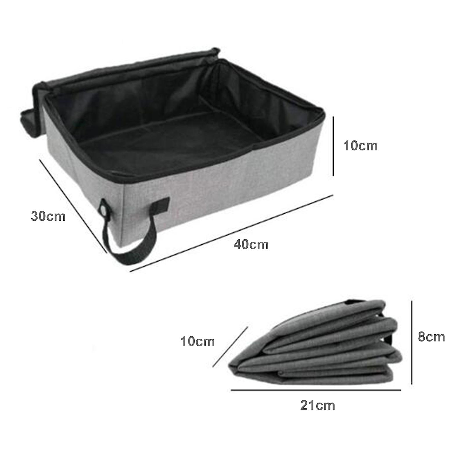 Travel Cat Litter Box Portable Cat Litter Box With Lid Collapsible Waterproof For Outdoor Travel  S