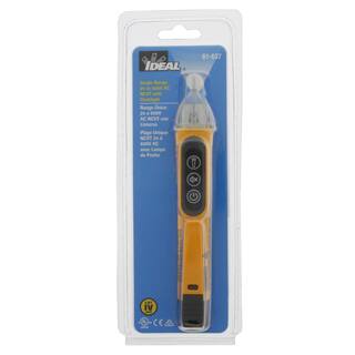 IDEAL Single Range 24-Volt to 600-Volt Non-Contact Voltage Sensor with Flashlight 61-637