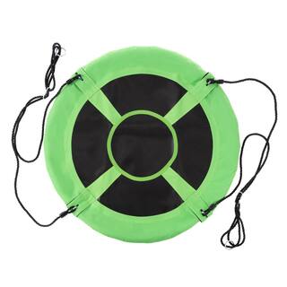 Hey! Play! 40 in. Dia Saucer Swing with Adjustable Rope HW3500100