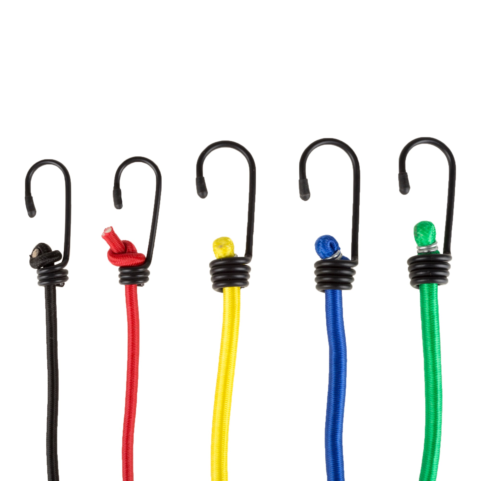 Stalwart 20-Pack of Assorted Length Bungee Cords with Hooks in Plastic Jar