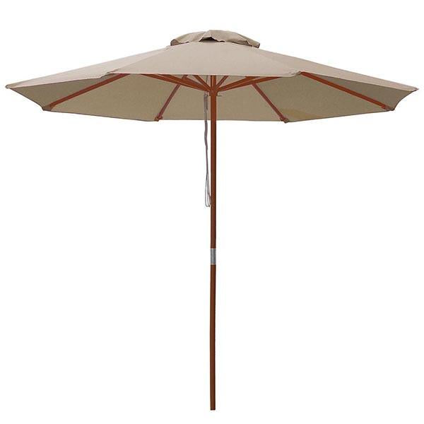 Yescom 9ft Patio Wood Market Umbrella Multiple Colors