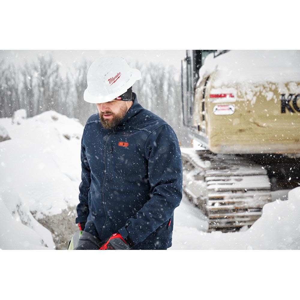 Milwaukee M12 Heated TOUGHSHELL Jacket Kit Blue 3X ;