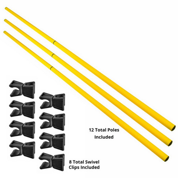 Champion Sports PLYOHRSET Agility Plyo Hurdle Set