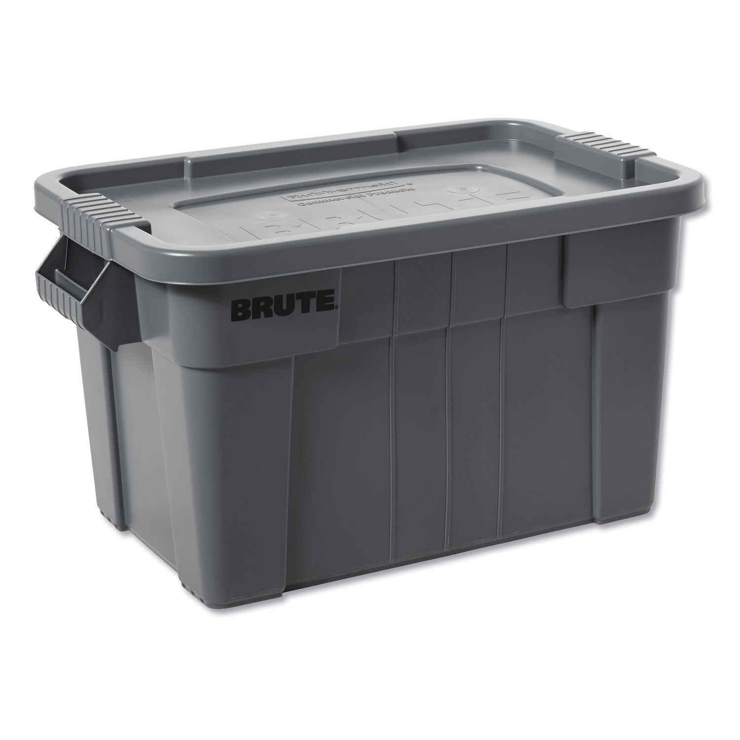 BRUTE Tote with Lid by Rubbermaidandreg; Commercial RCP9S30GRAEA