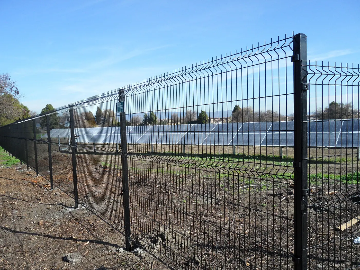 Factory Supply 3D Welded Wire Mesh Fence with gate