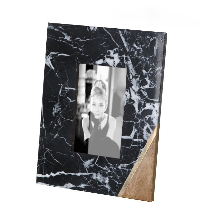 Black Natural Marble Photo Frame Fb-T1919B