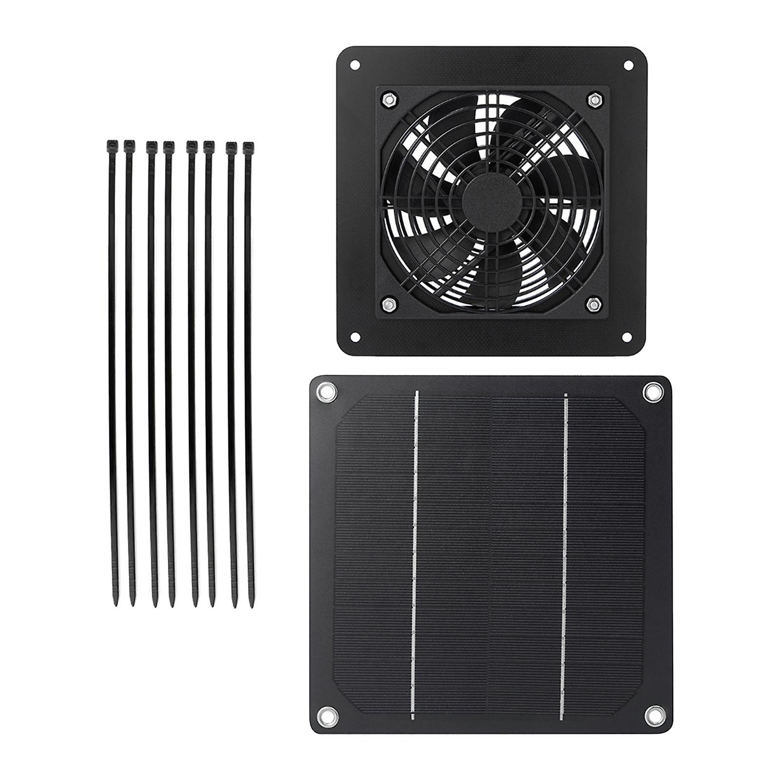 Ventilation Fans 12v 5w Solar Powered Panel Fan For Greenhouse Camping Sheds