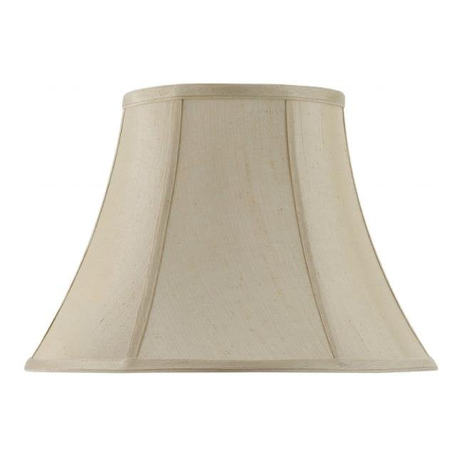 Cal Lighting SH-8104-14-CM 14 in. Vertical Piped Basic Bell Shade- Champagne