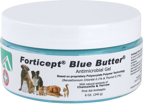 Forticept Blue Butter Antimicrobial Gel for Dogs and Cats