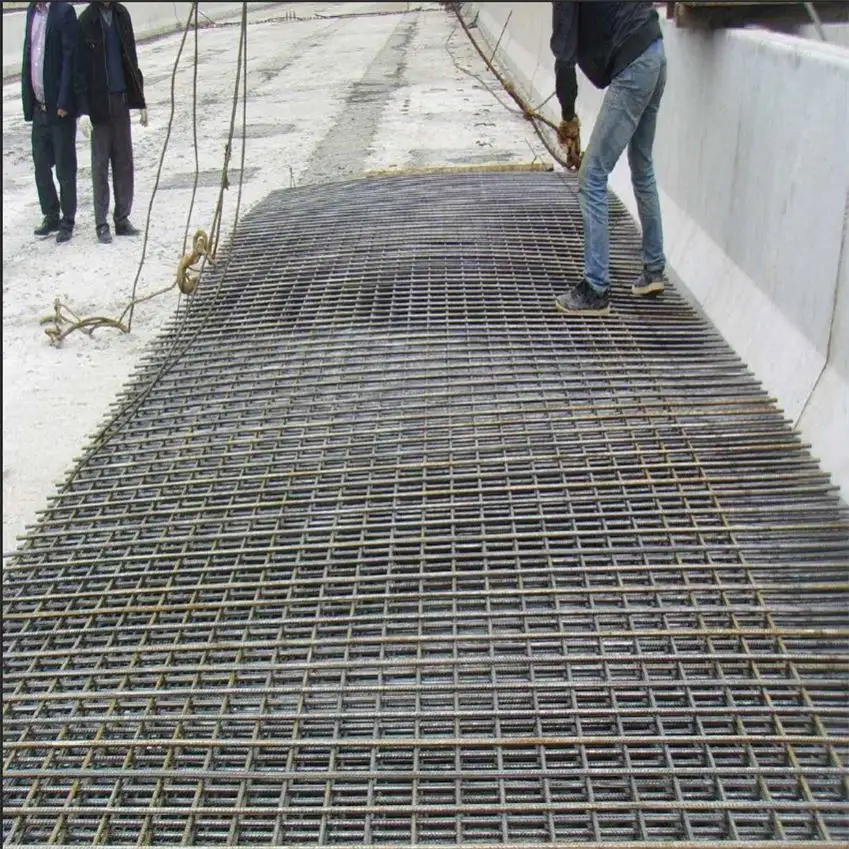 Factory supply SL82 concrete reinforcing mesh welded reinforcement wire mesh for bridge