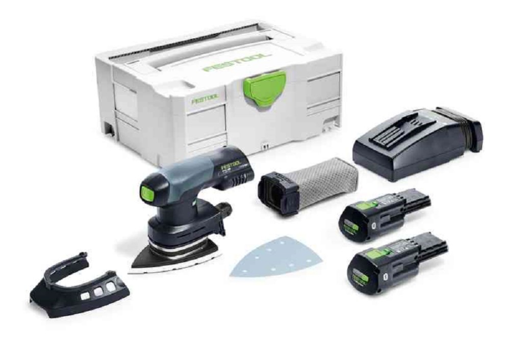 Festool Cordless Delta Sander DTSC 400 Li 3.1 Ah I-Set