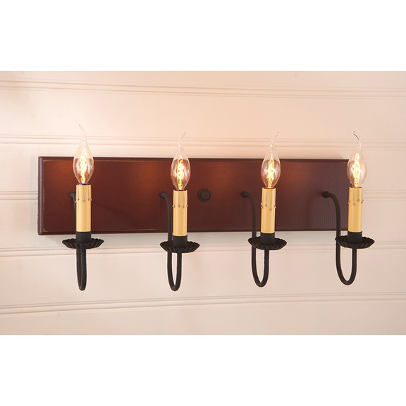 Irvin's Tinware 9185SRD 4 Light Vanity Light in St...