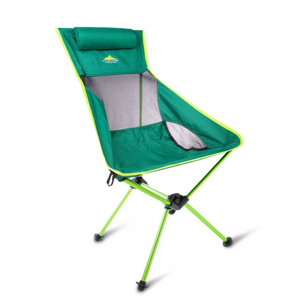 Cascade Mountain Tech High Back Camp Chair Green