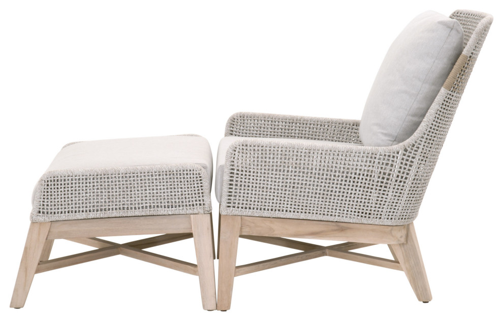 Tapestry Outdoor Footstool   Beach Style   Footstools And Ottomans   by HedgeApple  Houzz