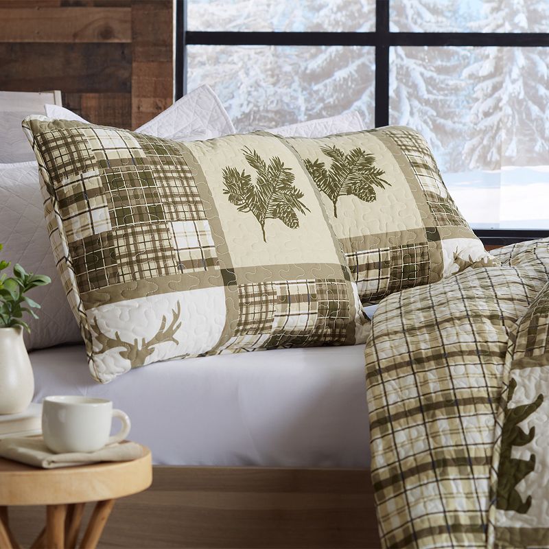 Madelinen? Stonehurst Rustic Lodge Quilt Set with Shams