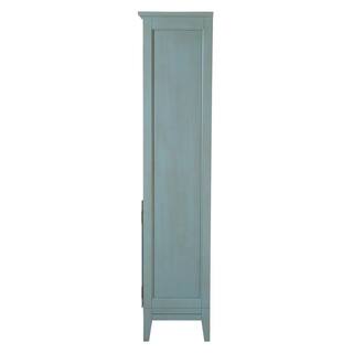 Home Decorators Collection Chennai 25 in. W Linen Cabinet in Blue Wash CIBWL2465