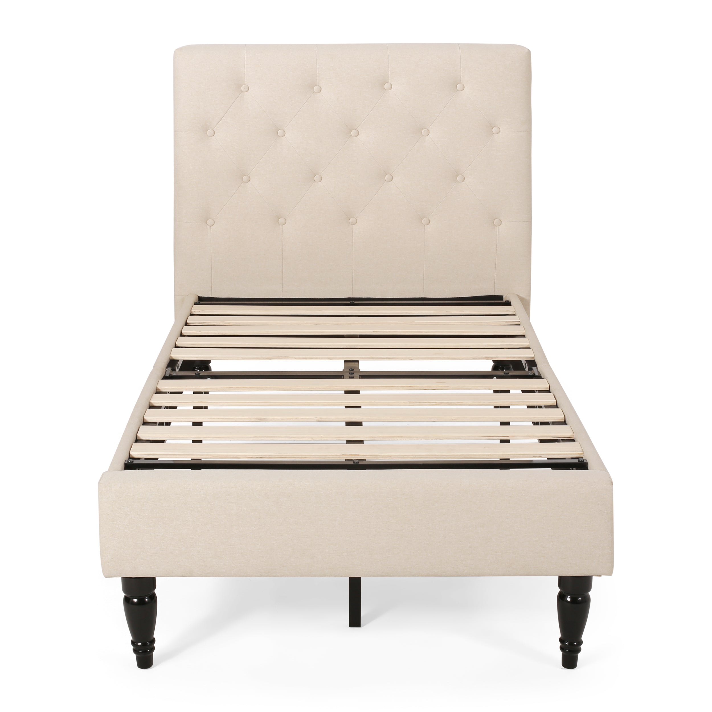 Agnes Contemporary Upholstered Platform Bed