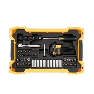 DW 14 in. and 38 in. Drive Mechanics Tool Set with Toughsystem Trays (131-Piece) DWMT45402