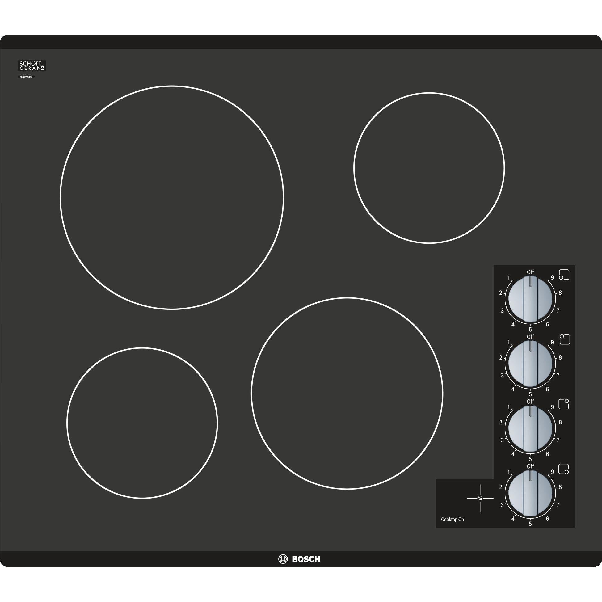 Bosch 24-inch Built-in Electric Cooktop NEM5466UC