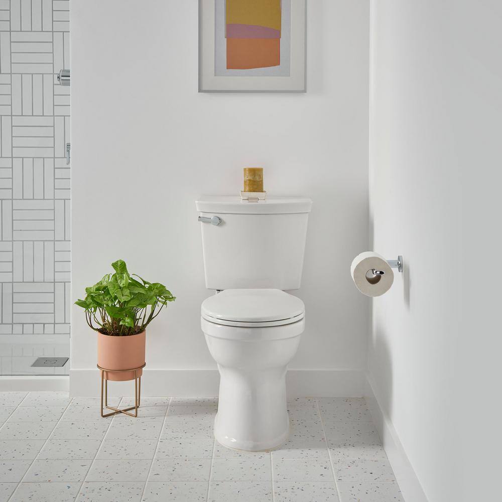 American Standard Champion Tall Height 2-Piece High-Efficiency 1.28 GPF Single Flush Round Front Toilet in White Seat Included (4-Pack) 747BA107SC4.020