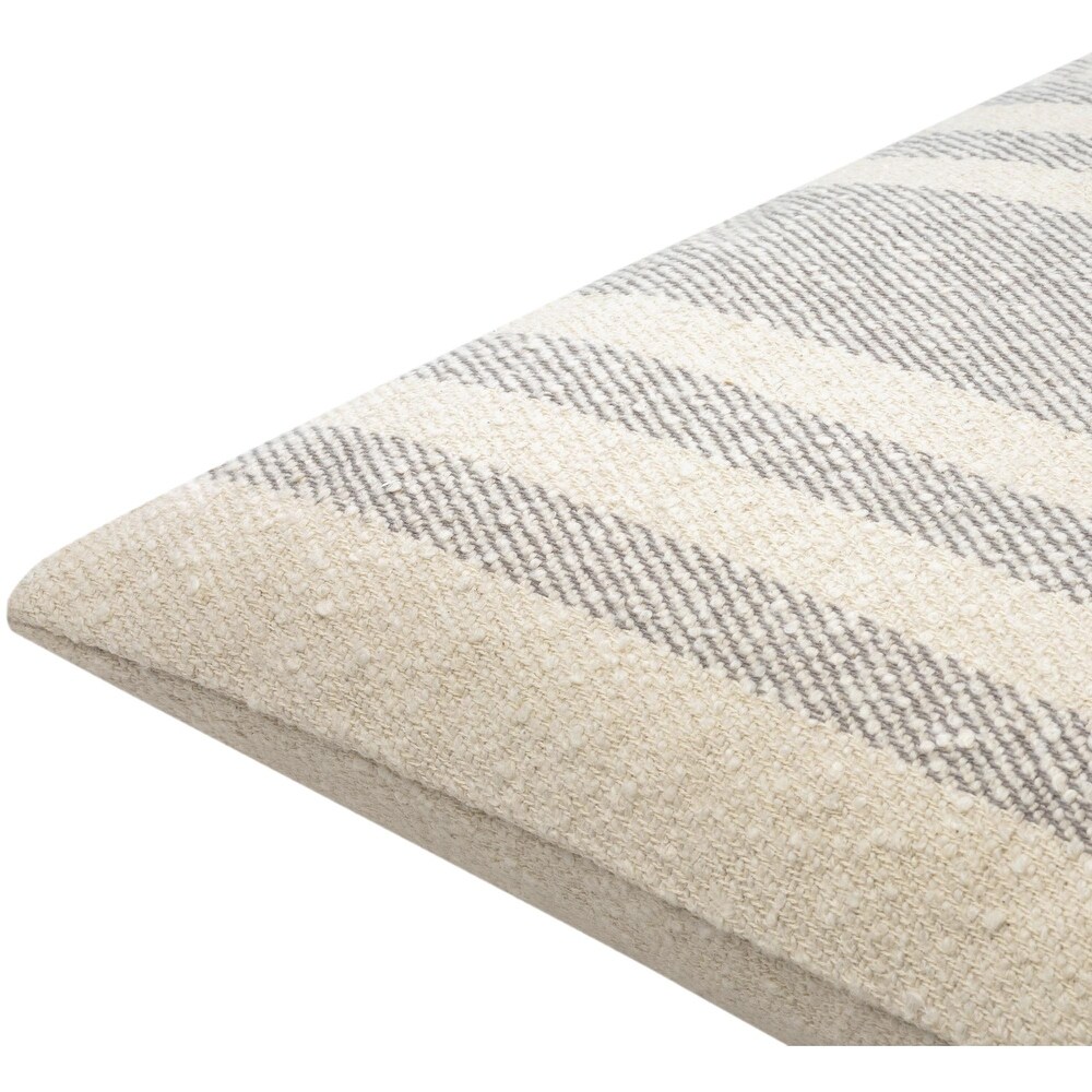 Raekwon Modern   Contemporary Stripe Accent Pillow