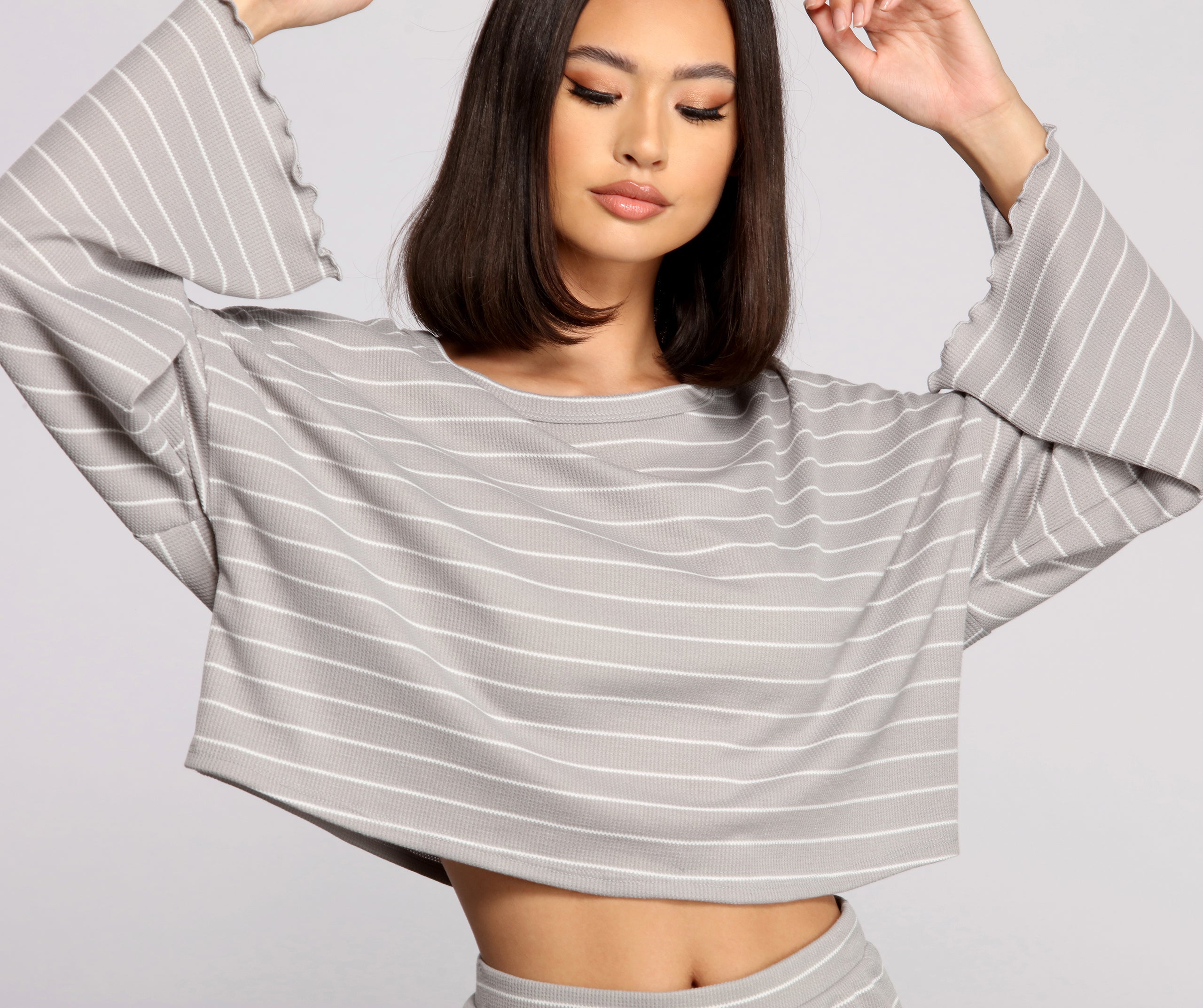 Take On Trendy Stripes Pajama Top