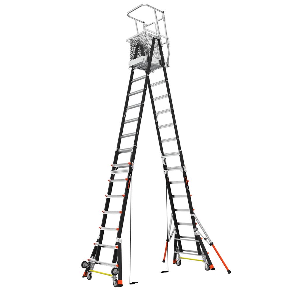 Little Giant Adjustable Safety Cage Type 1AA 8-14 Ft. ;