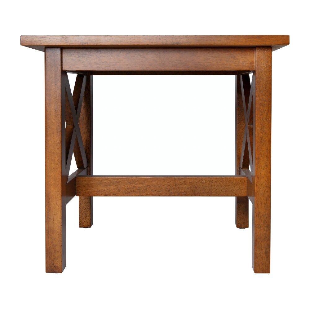 Classic Solid Wood Farmhouse End Table