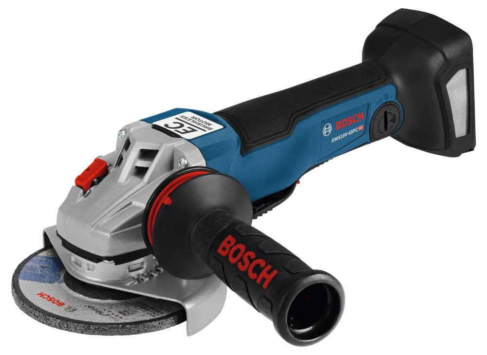 18V EC Brushless Connected-Ready 4-1/2 In. Angle Grinder with No Lock-On Paddle Switch (Bare Tool)