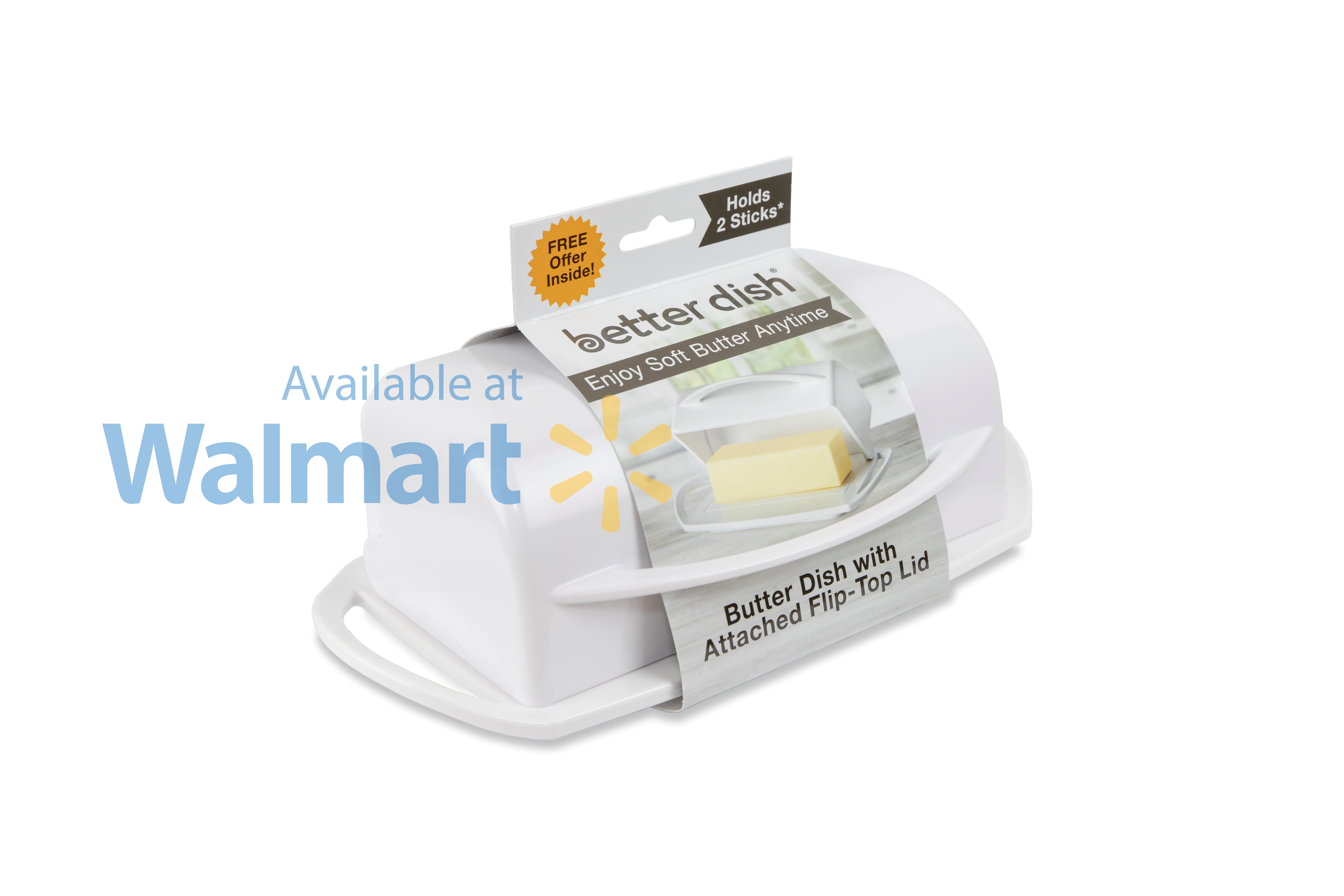 Better Dish Butter Dish with Flip Top lid