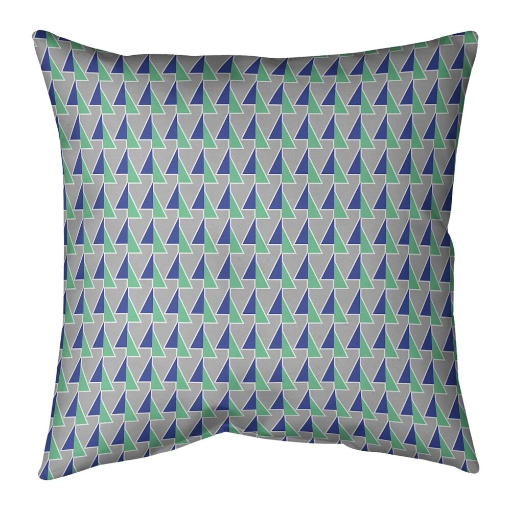 Shifted Arrows Pattern Indoor/Outdoor Pillow