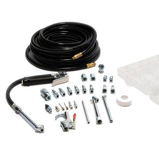 Garage Tire Inflator with Air Compressor Accessory Kit and 50 ft. Air Hose (20-Piece) IK2003-3