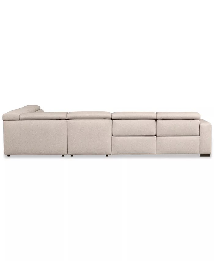 Furniture Nevio 157 6-Pc. Fabric L Shaped Sectional Sofa